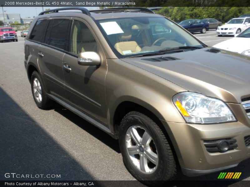 Sand Beige Metallic / Macadamia 2008 Mercedes-Benz GL 450 4Matic