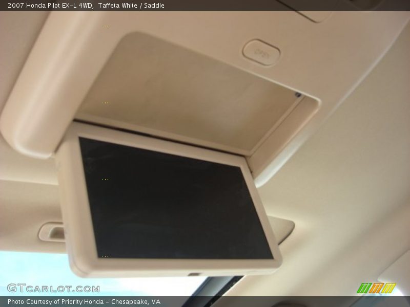 Taffeta White / Saddle 2007 Honda Pilot EX-L 4WD