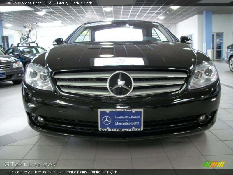 Black / Black 2009 Mercedes-Benz CL 550 4Matic