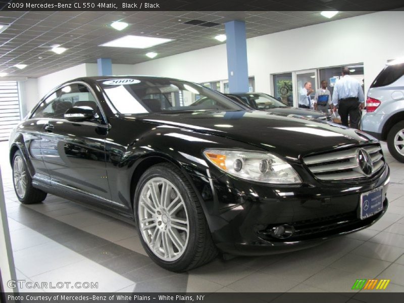 Black / Black 2009 Mercedes-Benz CL 550 4Matic