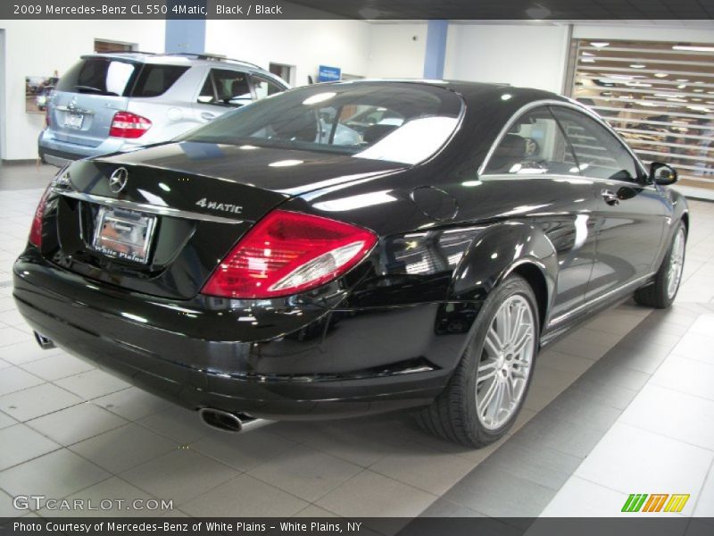 Black / Black 2009 Mercedes-Benz CL 550 4Matic