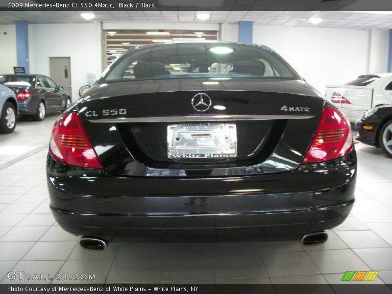 Black / Black 2009 Mercedes-Benz CL 550 4Matic