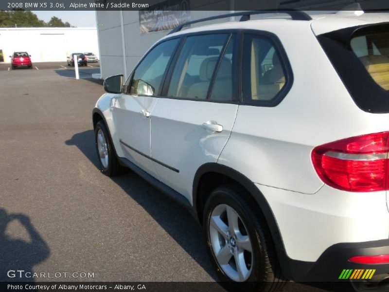 Alpine White / Saddle Brown 2008 BMW X5 3.0si
