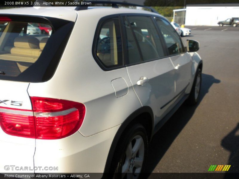 Alpine White / Saddle Brown 2008 BMW X5 3.0si