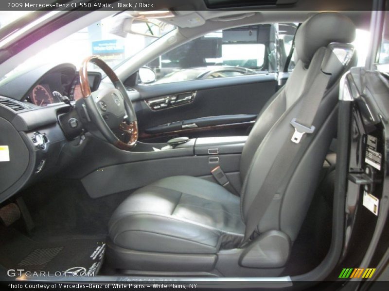Black / Black 2009 Mercedes-Benz CL 550 4Matic