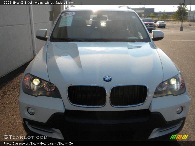 Alpine White / Saddle Brown 2008 BMW X5 3.0si