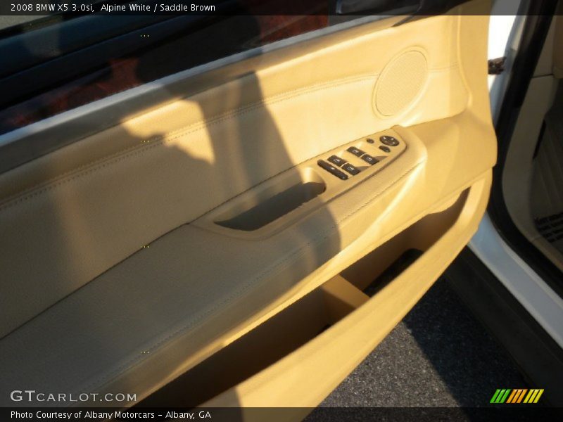 Alpine White / Saddle Brown 2008 BMW X5 3.0si