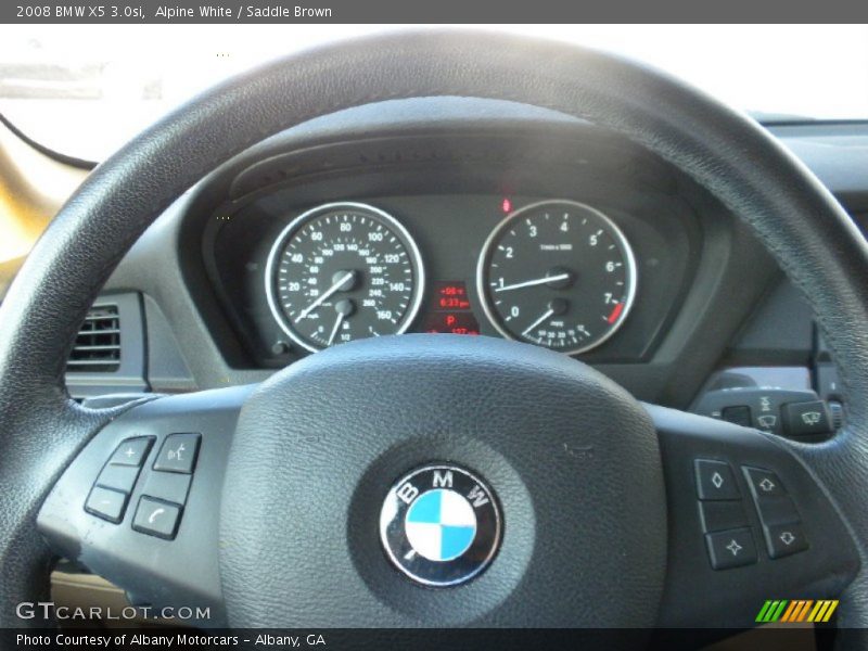Alpine White / Saddle Brown 2008 BMW X5 3.0si