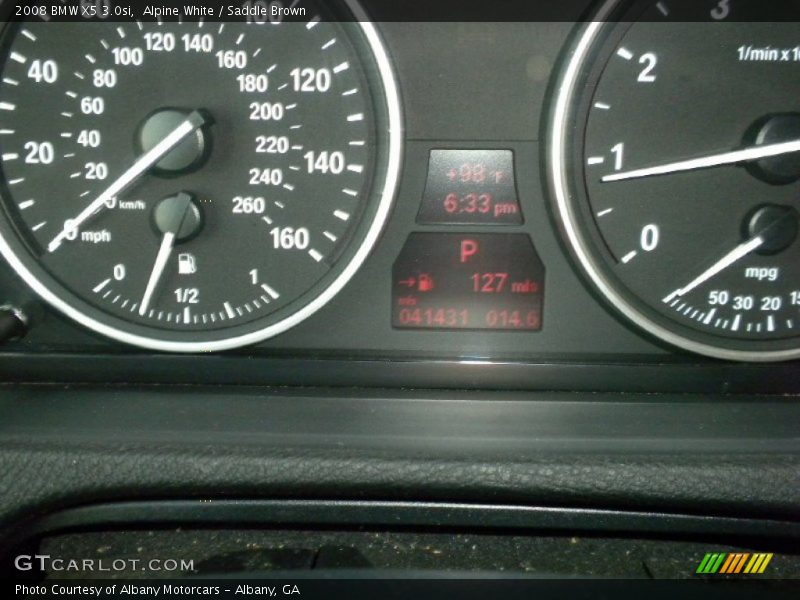 Alpine White / Saddle Brown 2008 BMW X5 3.0si
