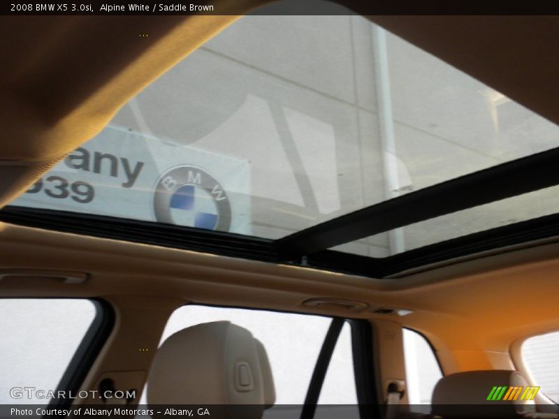 Alpine White / Saddle Brown 2008 BMW X5 3.0si