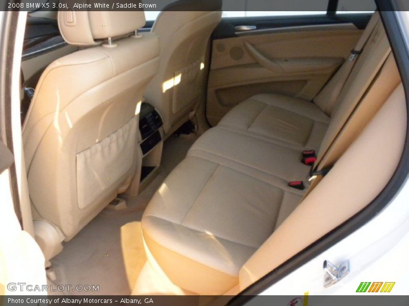 Alpine White / Saddle Brown 2008 BMW X5 3.0si