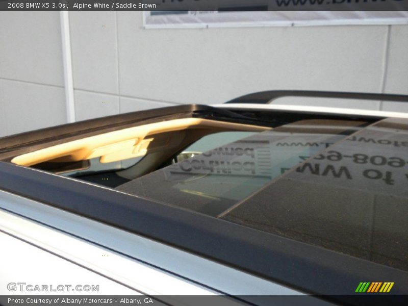 Alpine White / Saddle Brown 2008 BMW X5 3.0si