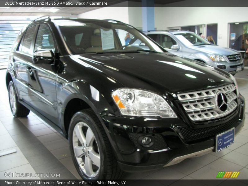 Black / Cashmere 2010 Mercedes-Benz ML 350 4Matic