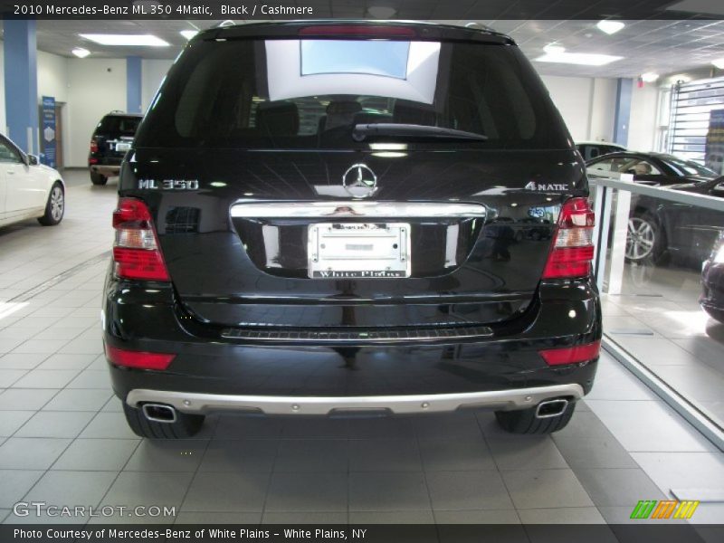 Black / Cashmere 2010 Mercedes-Benz ML 350 4Matic