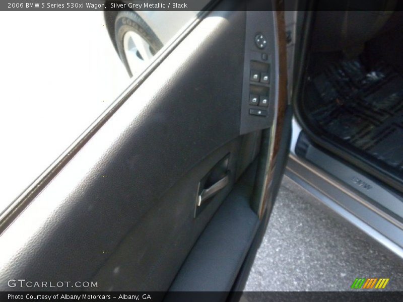 Silver Grey Metallic / Black 2006 BMW 5 Series 530xi Wagon