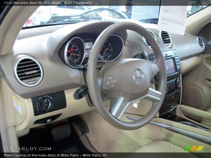 Black / Cashmere 2010 Mercedes-Benz ML 350 4Matic