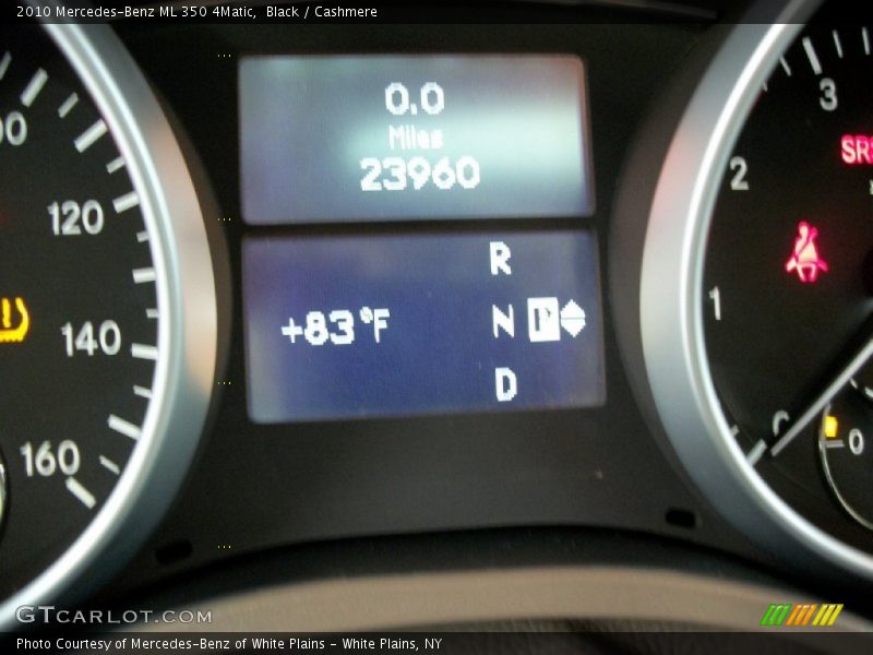 Black / Cashmere 2010 Mercedes-Benz ML 350 4Matic