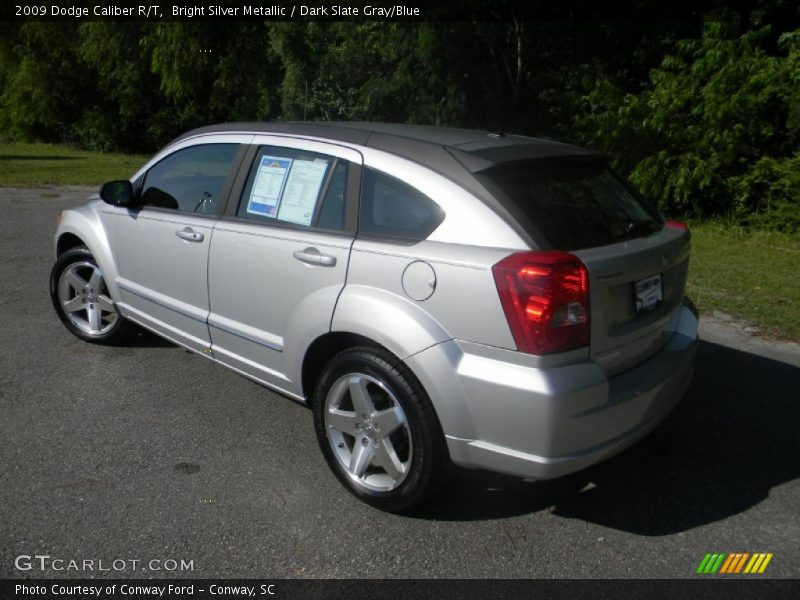 Bright Silver Metallic / Dark Slate Gray/Blue 2009 Dodge Caliber R/T