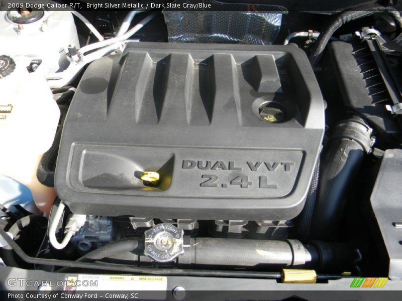 Bright Silver Metallic / Dark Slate Gray/Blue 2009 Dodge Caliber R/T