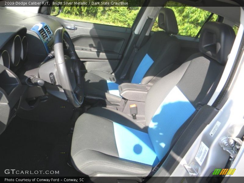 Bright Silver Metallic / Dark Slate Gray/Blue 2009 Dodge Caliber R/T