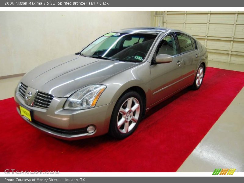 Spirited Bronze Pearl / Black 2006 Nissan Maxima 3.5 SE