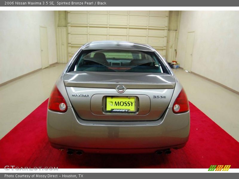 Spirited Bronze Pearl / Black 2006 Nissan Maxima 3.5 SE