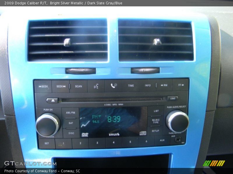 Bright Silver Metallic / Dark Slate Gray/Blue 2009 Dodge Caliber R/T