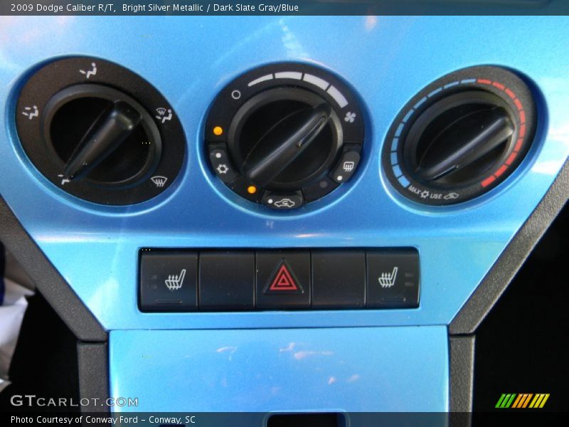 Bright Silver Metallic / Dark Slate Gray/Blue 2009 Dodge Caliber R/T