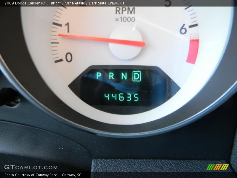 Bright Silver Metallic / Dark Slate Gray/Blue 2009 Dodge Caliber R/T