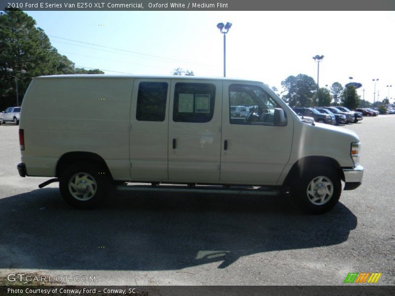 Oxford White / Medium Flint 2010 Ford E Series Van E250 XLT Commericial