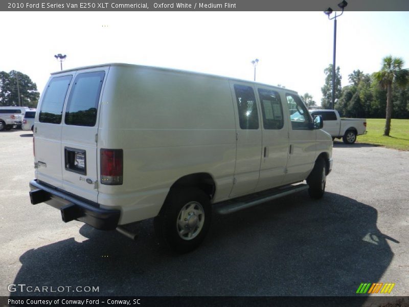 Oxford White / Medium Flint 2010 Ford E Series Van E250 XLT Commericial