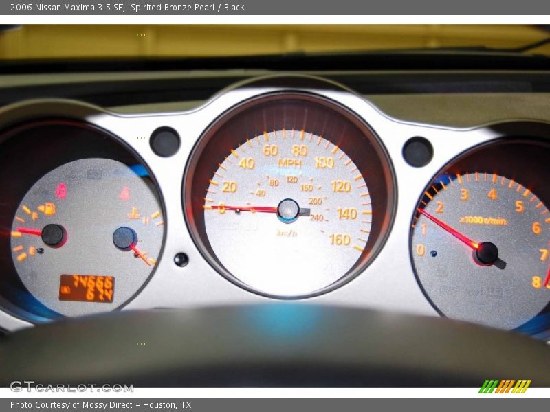 Spirited Bronze Pearl / Black 2006 Nissan Maxima 3.5 SE