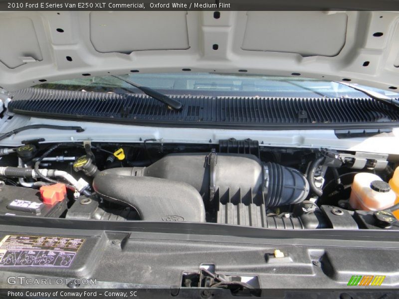 Oxford White / Medium Flint 2010 Ford E Series Van E250 XLT Commericial