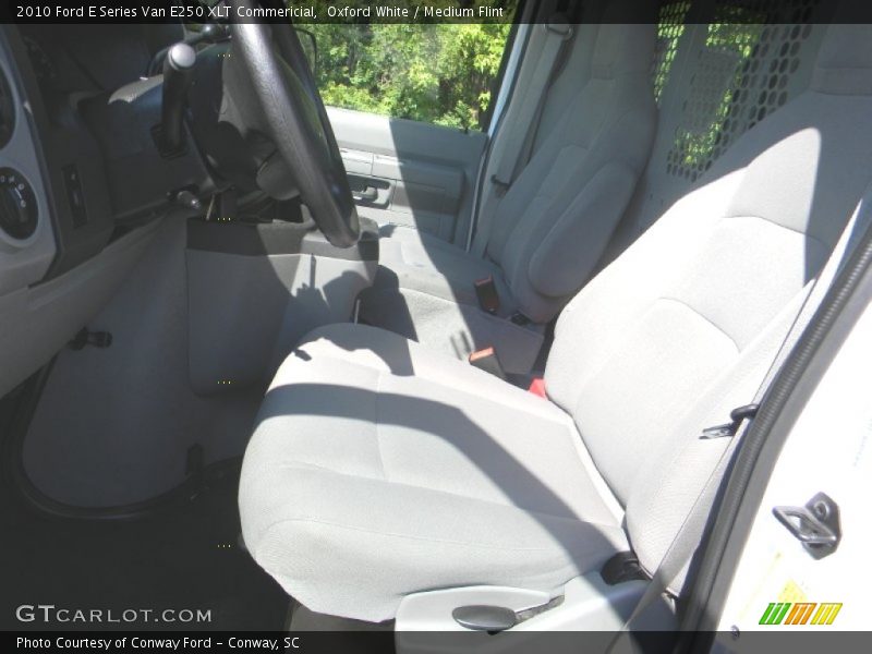 Oxford White / Medium Flint 2010 Ford E Series Van E250 XLT Commericial