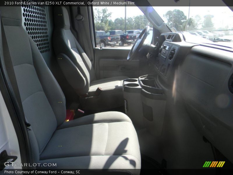 Oxford White / Medium Flint 2010 Ford E Series Van E250 XLT Commericial