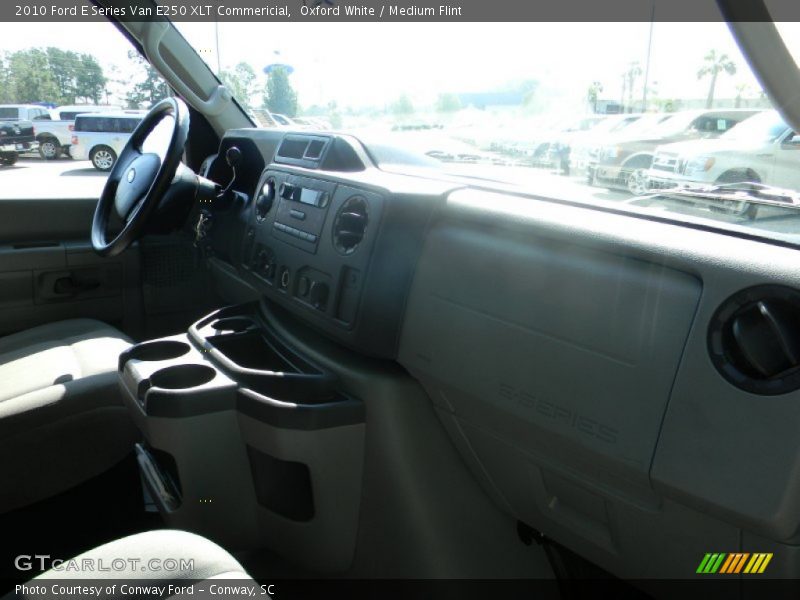 Oxford White / Medium Flint 2010 Ford E Series Van E250 XLT Commericial
