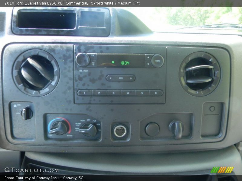 Oxford White / Medium Flint 2010 Ford E Series Van E250 XLT Commericial