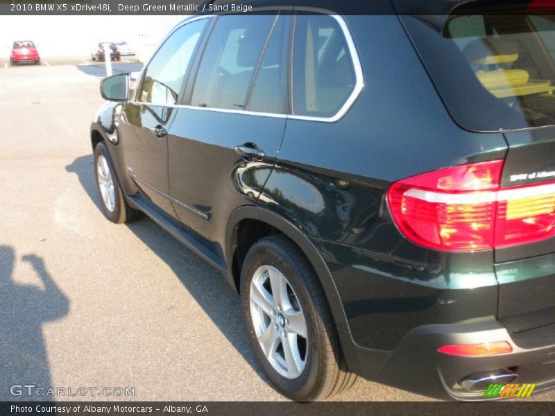 Deep Green Metallic / Sand Beige 2010 BMW X5 xDrive48i