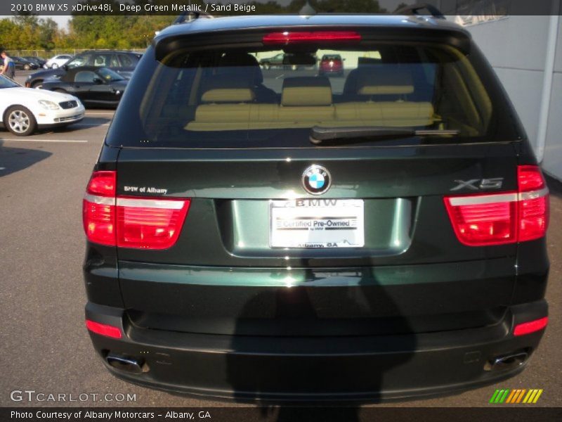 Deep Green Metallic / Sand Beige 2010 BMW X5 xDrive48i