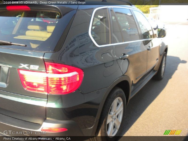 Deep Green Metallic / Sand Beige 2010 BMW X5 xDrive48i