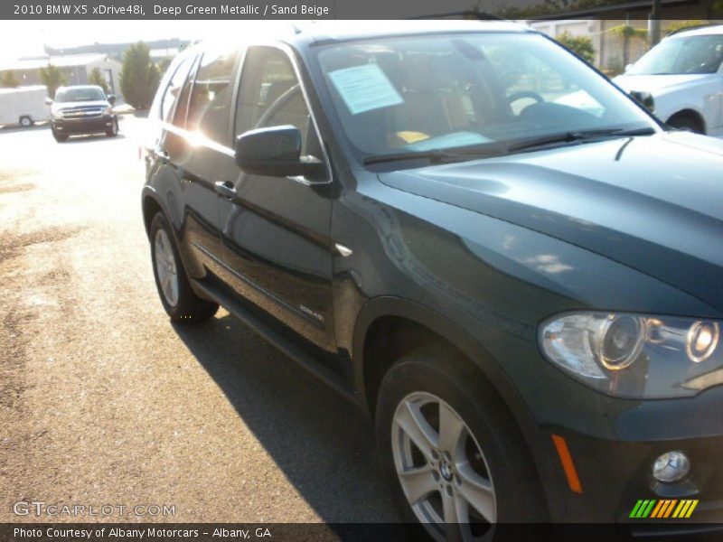 Deep Green Metallic / Sand Beige 2010 BMW X5 xDrive48i