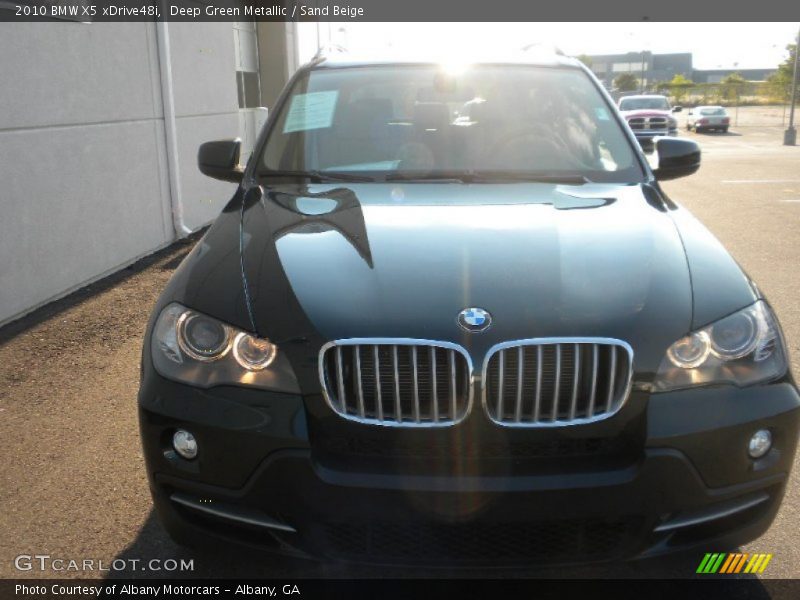 Deep Green Metallic / Sand Beige 2010 BMW X5 xDrive48i
