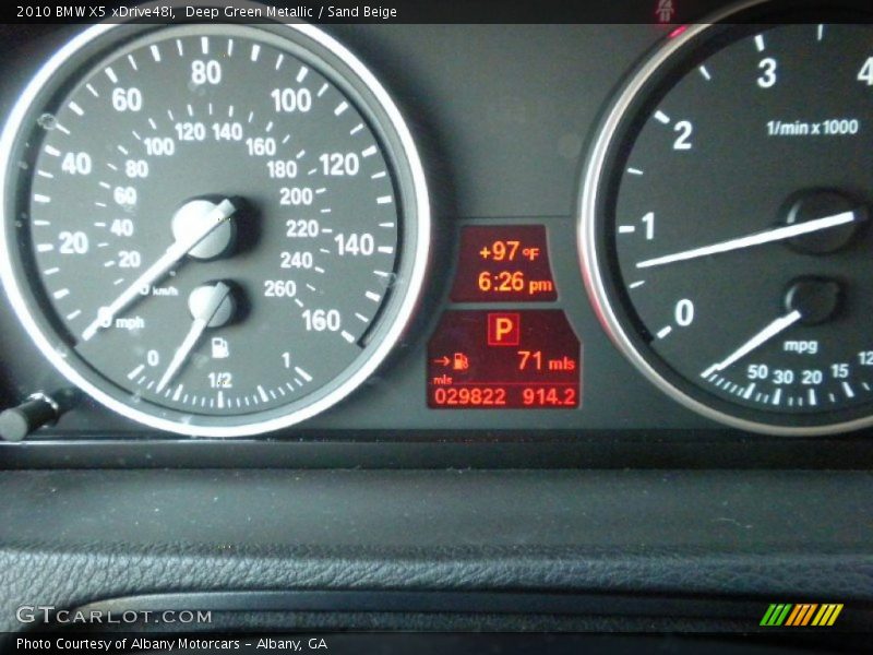 Deep Green Metallic / Sand Beige 2010 BMW X5 xDrive48i
