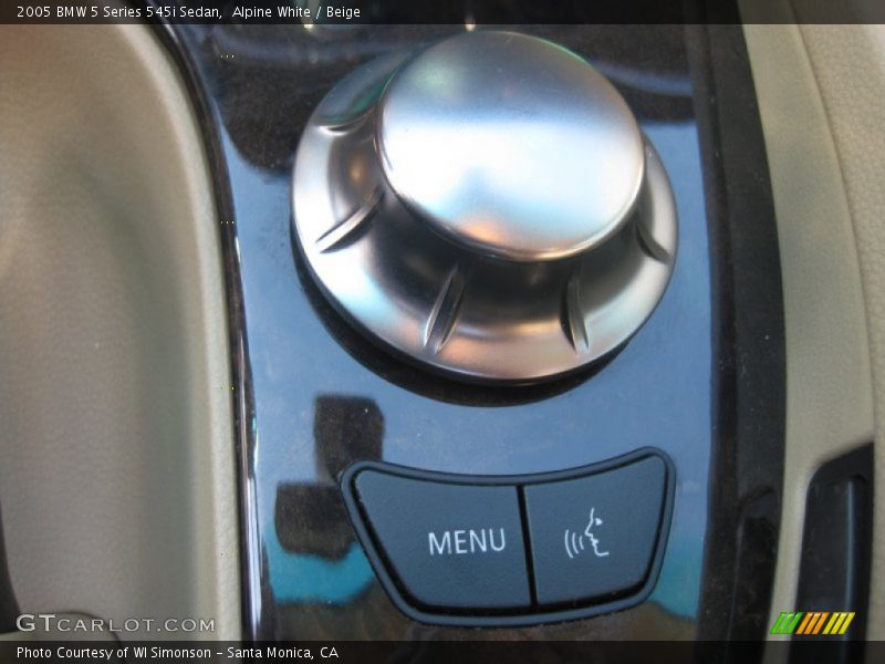 Alpine White / Beige 2005 BMW 5 Series 545i Sedan
