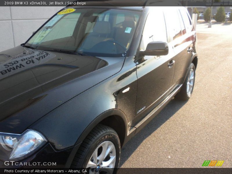 Jet Black / Sand Beige 2009 BMW X3 xDrive30i