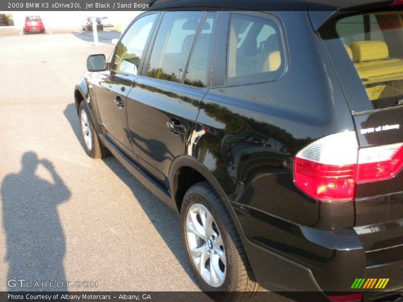 Jet Black / Sand Beige 2009 BMW X3 xDrive30i