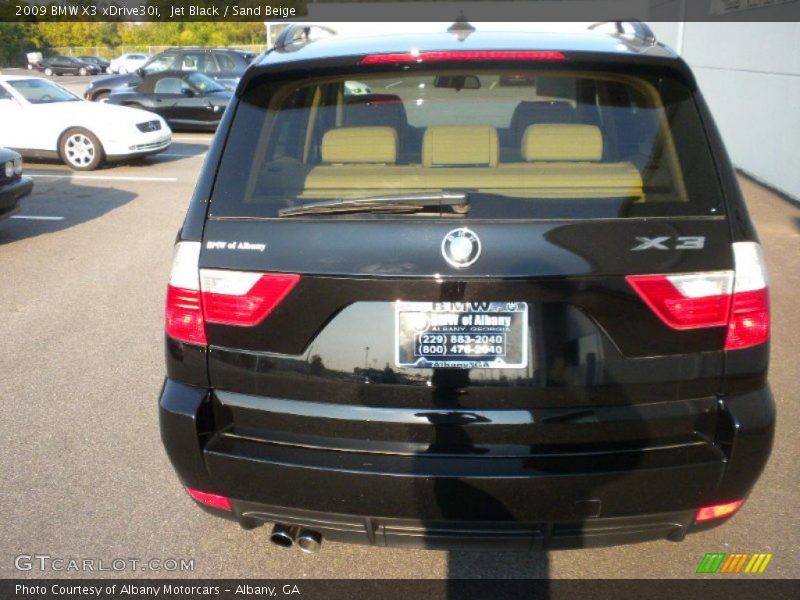 Jet Black / Sand Beige 2009 BMW X3 xDrive30i