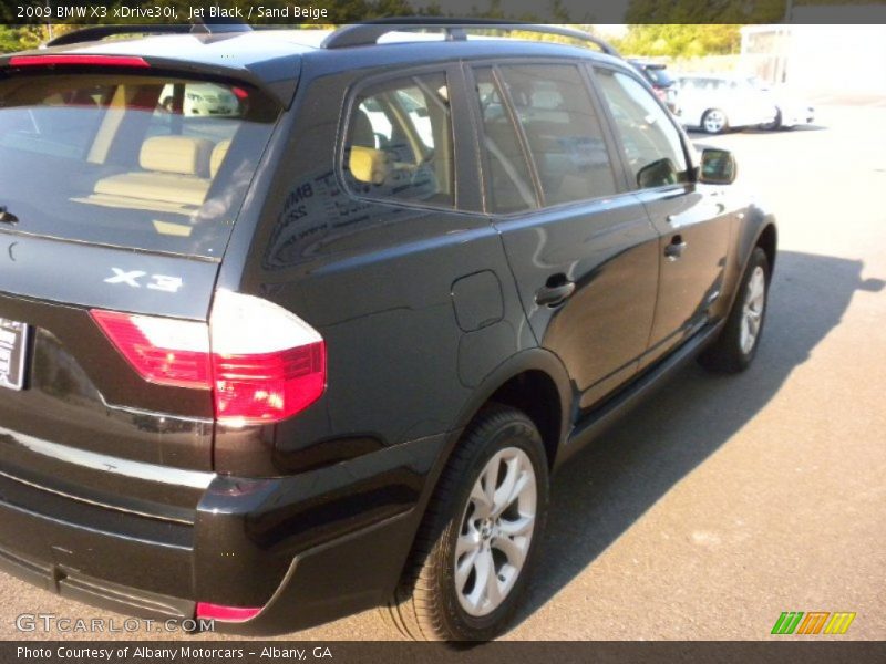 Jet Black / Sand Beige 2009 BMW X3 xDrive30i