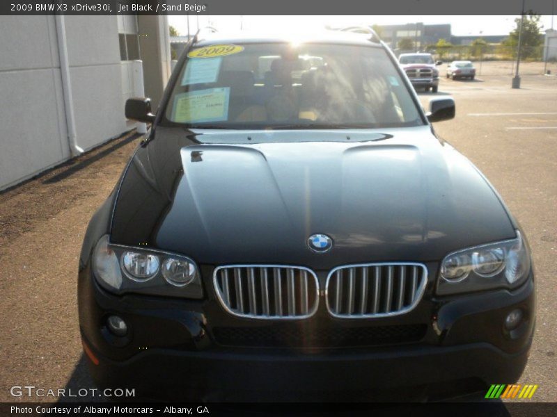 Jet Black / Sand Beige 2009 BMW X3 xDrive30i