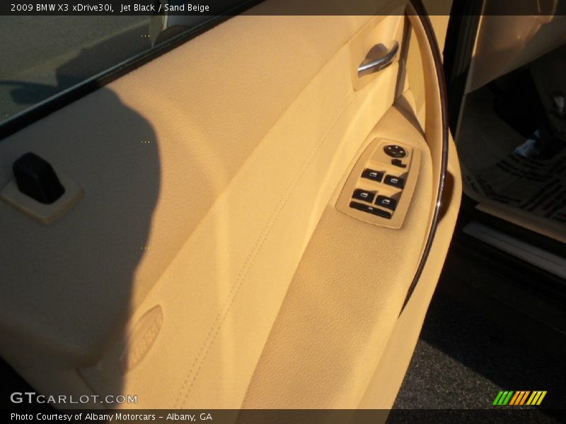 Jet Black / Sand Beige 2009 BMW X3 xDrive30i